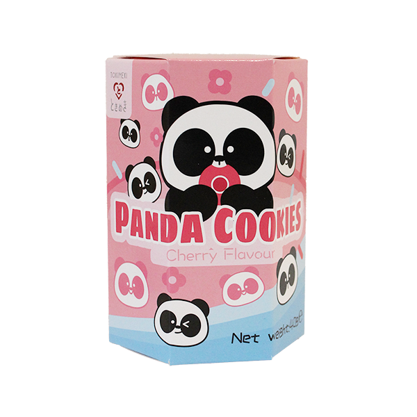 Snack: Panda Cookies - Cherry Flavour 40g