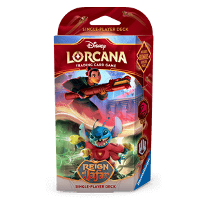 Disney Lorcana: 08 Domäne von Dschafar Rubin und Stahl Starter Deck DE