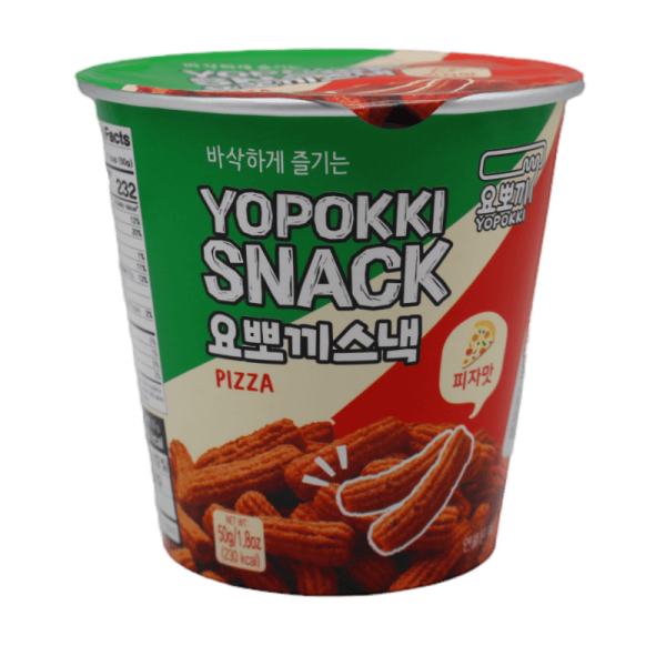 Snack: Yopokki Snack Pizza Flavour - Koreanische Reiscracker 50g