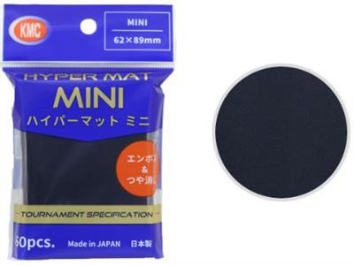 KMC Small Sleeves - Hyper MAT mini Black (60 Sleeves)