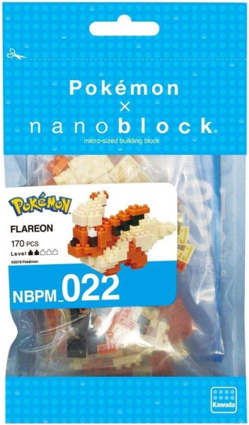 nanoblock nbpm-022: Pokemon - Flamara