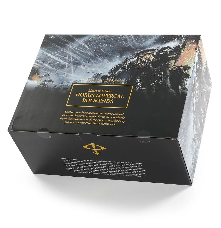 Warhammer The Horus Heresy: Limited Edition Horus Lupercal Bookends ...