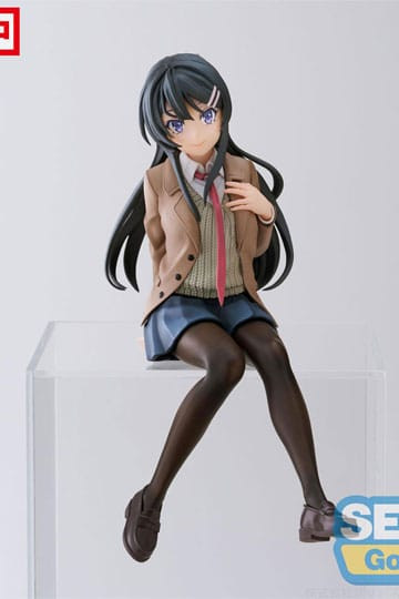 Figure: Rascal Does Not Dream of a Knapsack Kid PM Perching PVC Statue Mai Sakurajima 14 cm