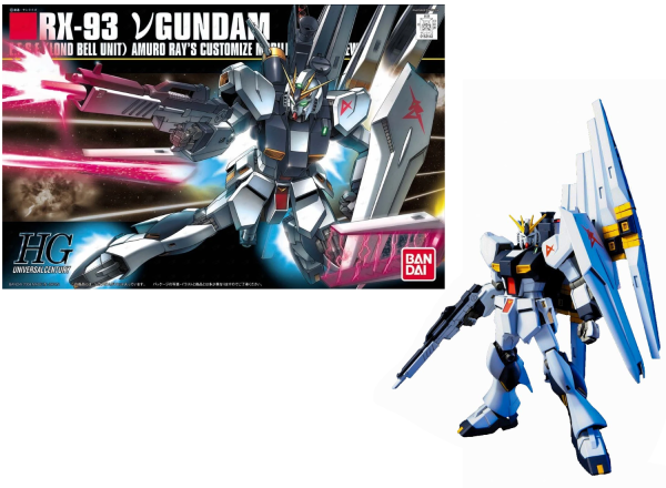 Model Kit: HG Gundam Universal Century 086 - RX-93 VGundam Amuro Ray Custom 1/144