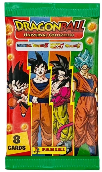Panini Trading Cards - Dragon Ball Universal - Booster / Flowpack mit 8 Cards
