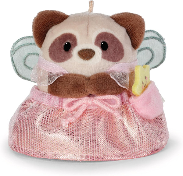 Mymochi 3in1 - Waschbär Rakuma mit Zauberstab und Feenkostüm in Geschenkbox 8cm