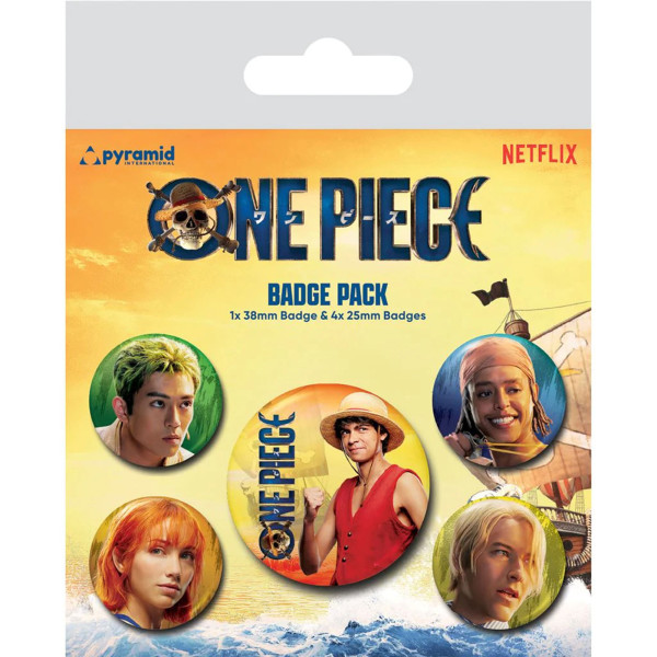 Button Badge Set: One Piece - The Straw Hats