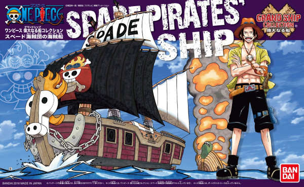 One Piece Grand Ship Collection 12 - Spade Pirates Ship / Puma D. Ace - Model Kit