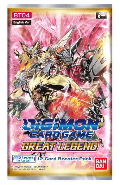 Digimon Card Game: BT04 Booster - Great Legend EN