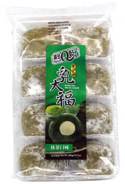 Snack: Mochi - Green Tea Cream Box 360g