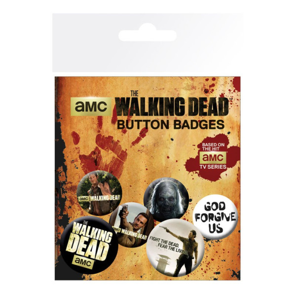 Button Badge Set: The Walking Dead