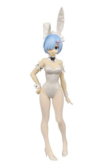 Figure: Re:Zero BiCute Bunnies PVC Statue Rem White Pearl Color Ver. 30 cm