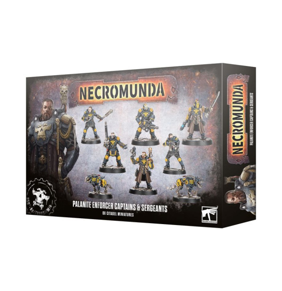 Warhammer Necromunda: 301-59 Palanite Enforcer Captains & Sergeants 2025