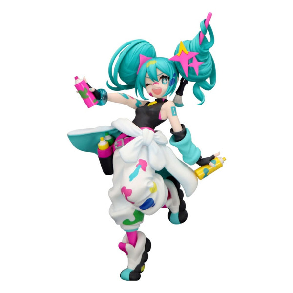 Figure: Hatsune Miku Trio-Try-iT PVC Statue Miku Paint Girl 19 cm