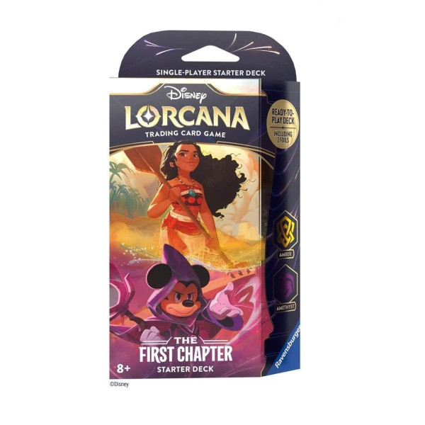 Disney Lorcana: 01v2 - The First Chapter RePrint - Starter Deck Amber & Amethyst EN