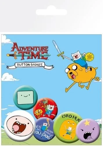 Button Badge Set: Adventure Time - Finn