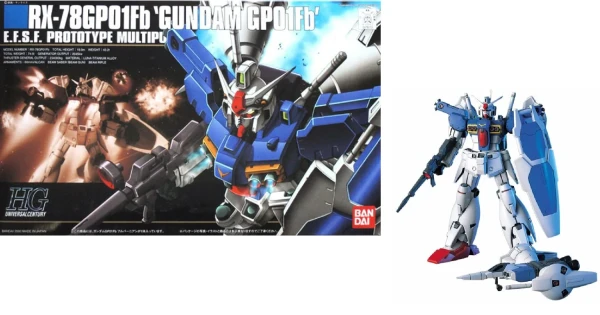 Model Kit: HG Gundam Universal Century 018 - RX-78GPO1Fb Gundam GPO1Fb 1/144
