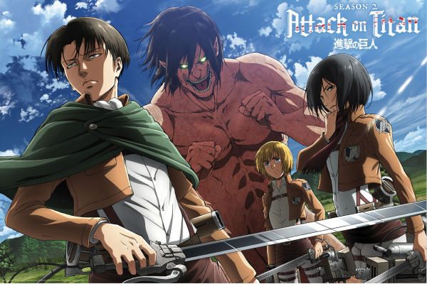 Poster EP15 Attack on Titan - Season 2 91,5 x 61 cm