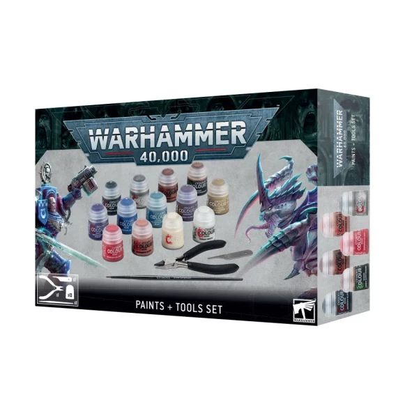 Warhammer 40,000: 60-12 Paints + Tools Set 2023