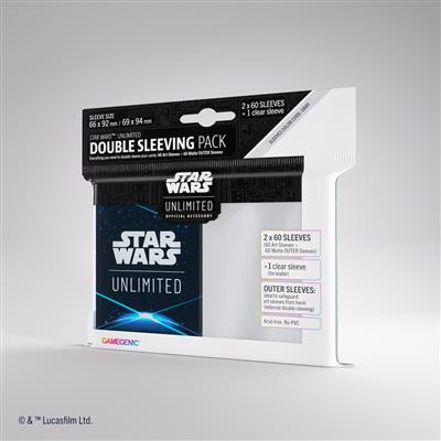GAMEGENIC - STAR WARS: UNLIMITED ART SLEEVES DOUBLE SLEEVING PACK - SPACE BLUE