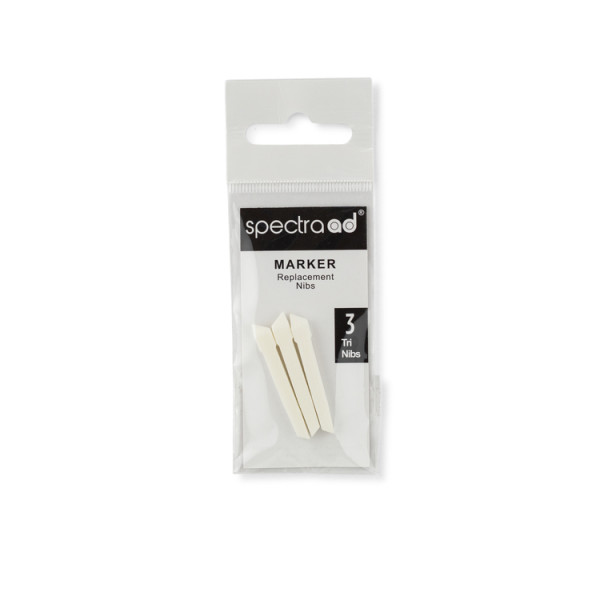 Spectra Ad Marker Replacement Nibs - 3 Tri Nibs