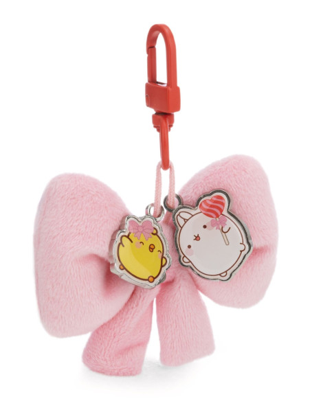 Molang - Taschenanhänger Schleife mit Molang und Piu Piu