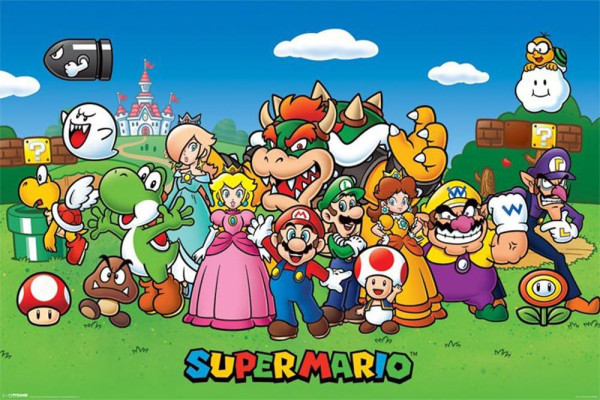 Poster: C27 Nintendo - Super Mario 91,5 x 61 cm