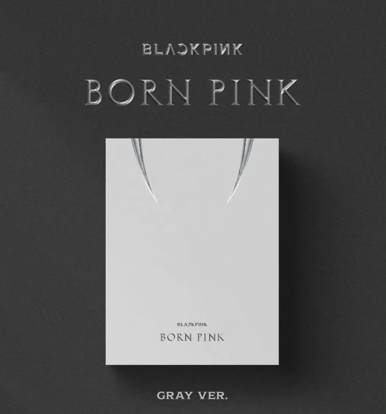 KPOP BLACKPINK - 2nd Album - Born Pink - Grey Version