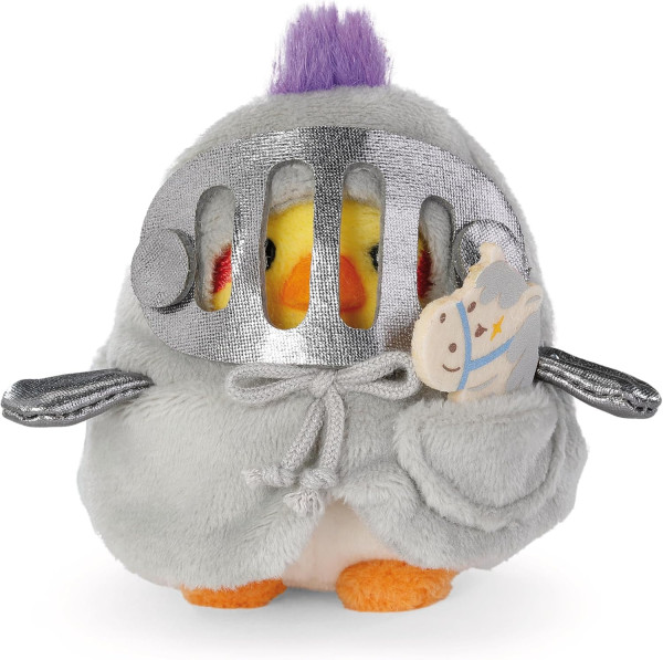Mymochi 3in1 - Sittich Chipsy mit Steckenpferd und Ritterkostüm in Geschenkbox 8cm