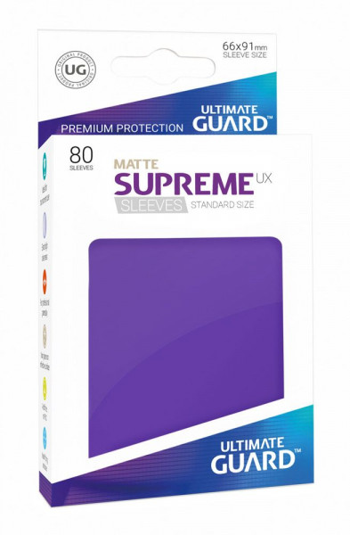 Ultimate Guard Supreme UX Sleeves Standardgröße Matt Violett (80)