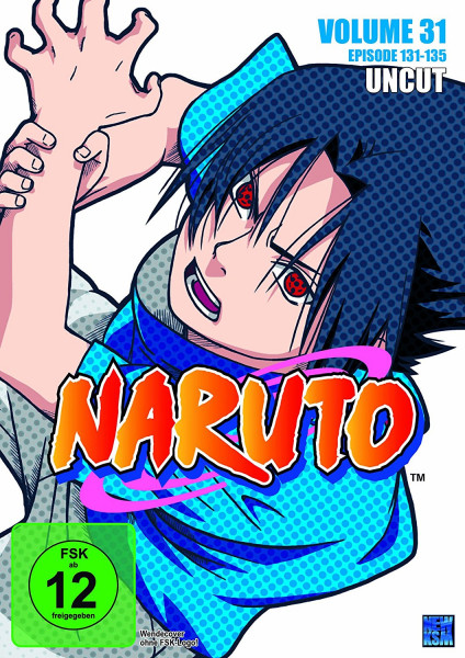DVD Naruto Volume 31 (Ep. 131-135) UNCUT