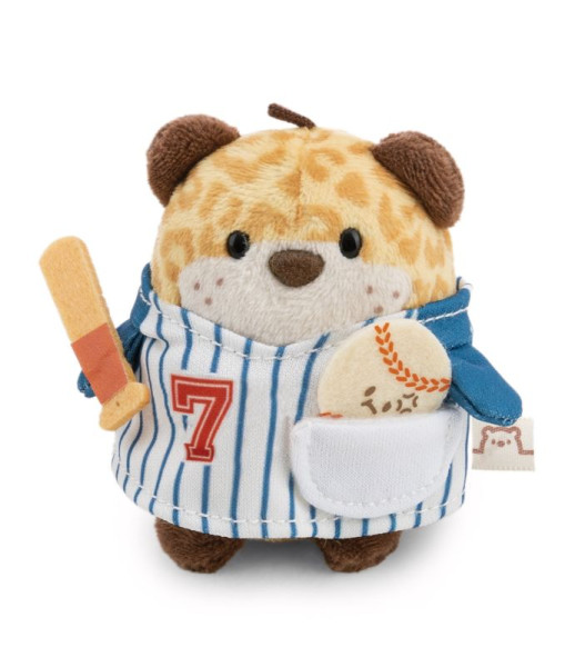 Mymochi 3in1 - Leopard Ichiro mit Baseball und Baseballkostüm in Geschenkbox 8cm
