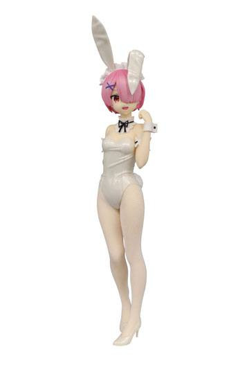 Figure: Re:Zero BiCute Bunnies PVC Statue Ram White Pearl Color Ver. 30cm