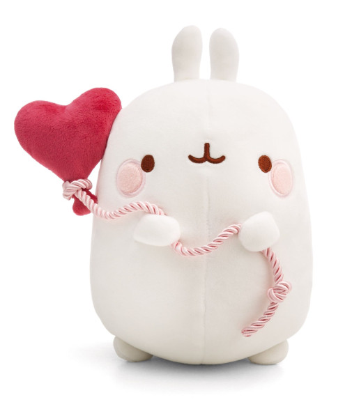 Molang - Plüsch Molang mit Herz Ballon 24cm in Geschenkverpackung