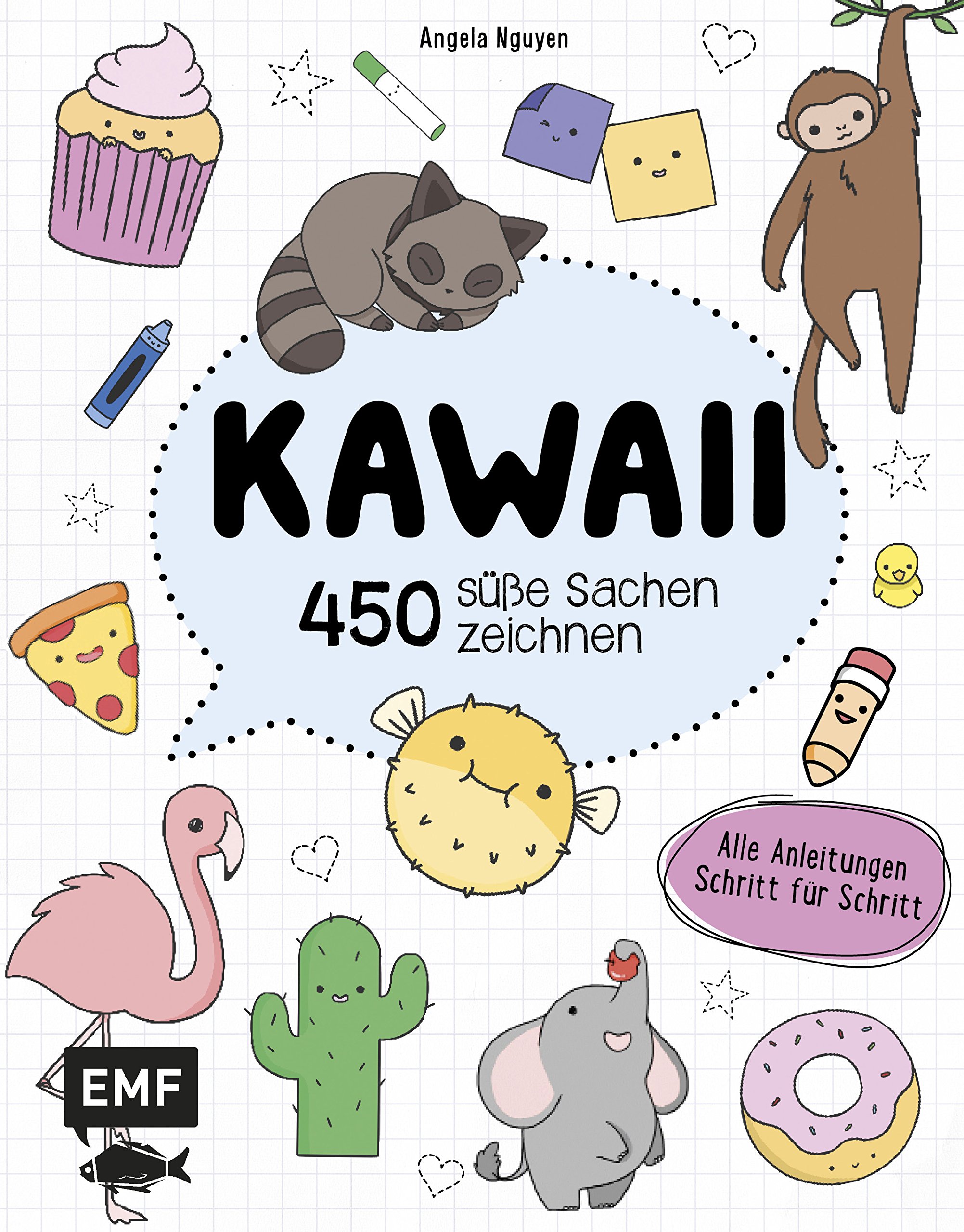 Kawaii - 450 süße Sachen zeichnen, Zeichenbücher, Zeichnen/Basteln/Kochen