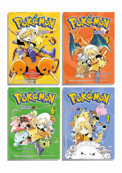 Pokemon - Manga Bundle 02 (Band 04-07)