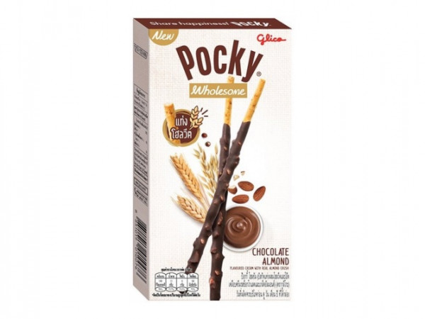 Snack: Pocky - Wholesome - Chocolate Almond Flavour