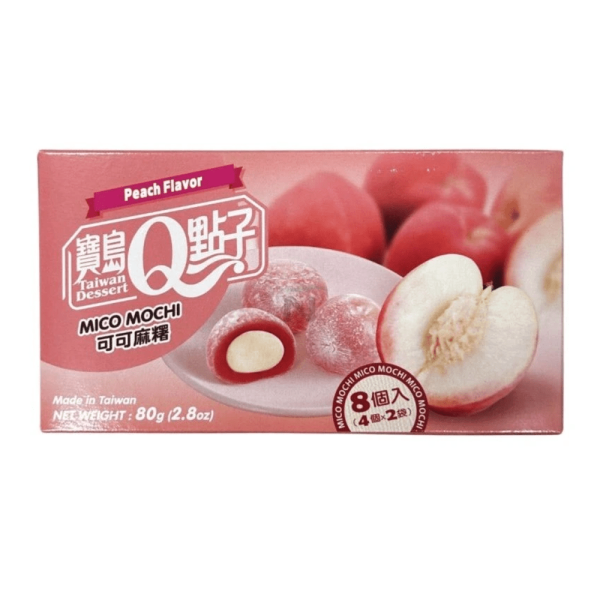 Snack: Mini Mochi - White Peach / Pfirsich Box 80g