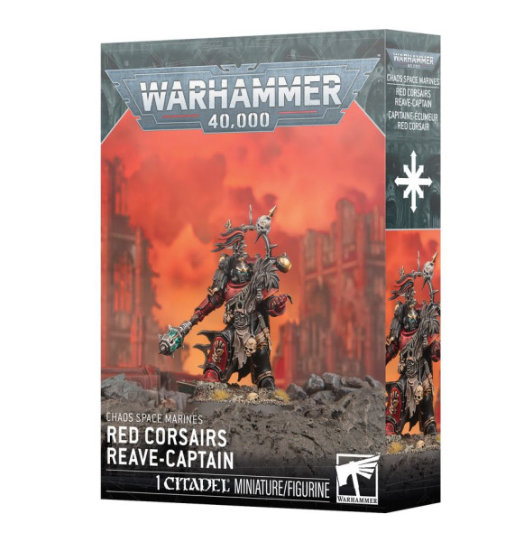 Warhammer 40,000: 43-115 Chaos Space Marines - Red Corsairs Reave Captain 2026