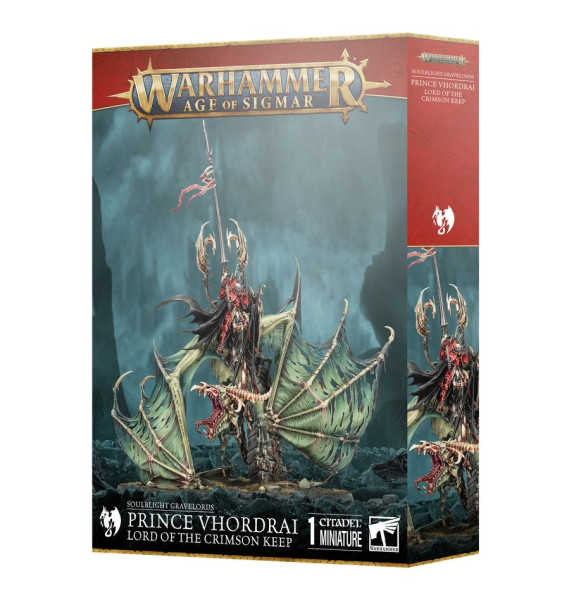 Warhammer Age of Sigmar: 91-80 Soulblight Gravelords - Prinz Vhordrai Fürst der Roten Zitadelle 2025