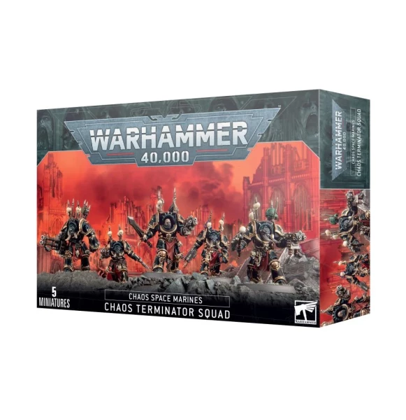 Warhammer 40,000: 43-19 Chaos Space Marines - Chaos Terminator Squad 2019