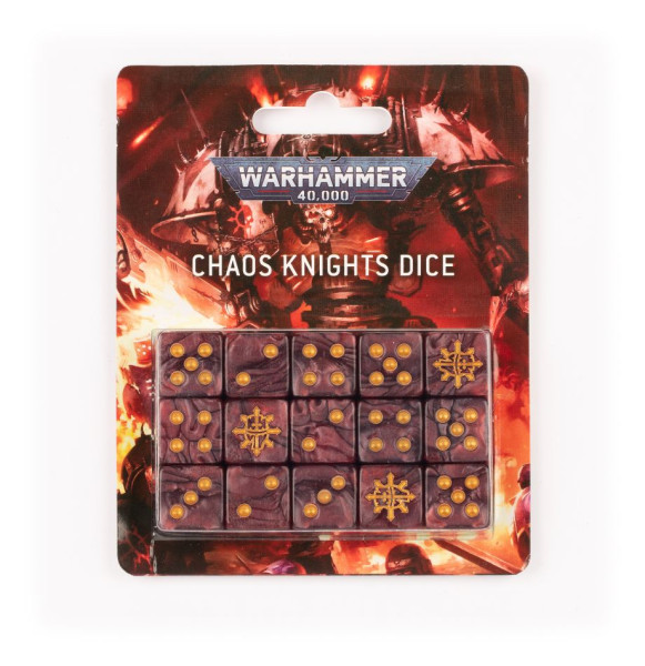 Warhammer 40,000: 43-32 Dice: Chaos Knights 2023