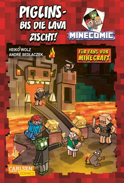 Minecraft Minecomic - Piglins - Bis die Lava Zischt!