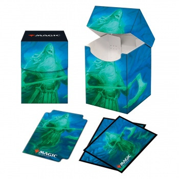 UP - Magic: The Gathering Kaldheim PRO 100+ Deck Box and 100ct sleeves featuring Commander Art 2