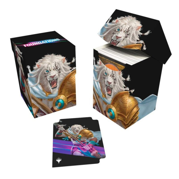 Ultra Pro Artwork Deckbox 100+ - Ajani Foundations (FDN)