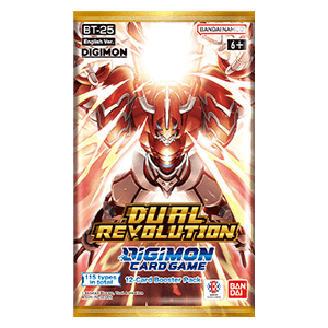 Digimon Card Game Dual Revolution BT-25 "Dual Revolution" Booster EN