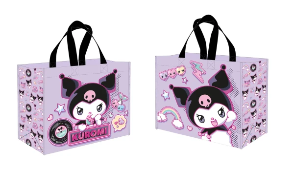 Einkaufstüte / Shopping Bag / Tasche - Sanrio - Kuromi 45x20x40cm LxTxH