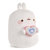 Molang - Plüsch Molang mit Regenbogenherz 80cm Molang - Plüsch Molang mit Regenbogenherz 80cm