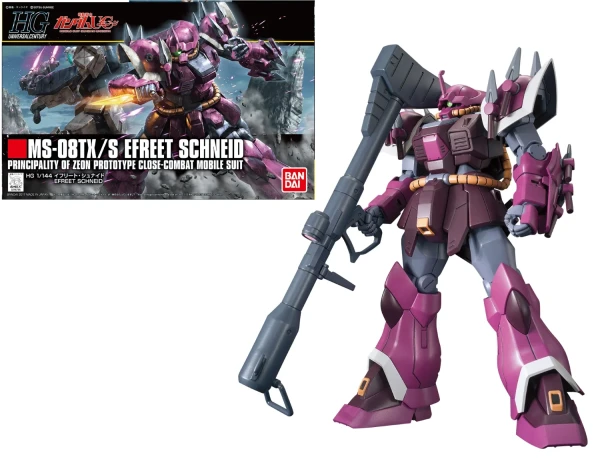 Model Kit: HG Gundam Universal Century 206 - MS-08TX/S Efreet Schneid Zeon Prototype 1/144