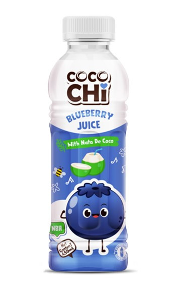 Drink: Blaubeersaft mit Nata de Coco 450ml